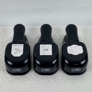 3 Stampin' Up! Tab Tag Paper Shaper Punch Cutter Scrapbook Card Craft Punches